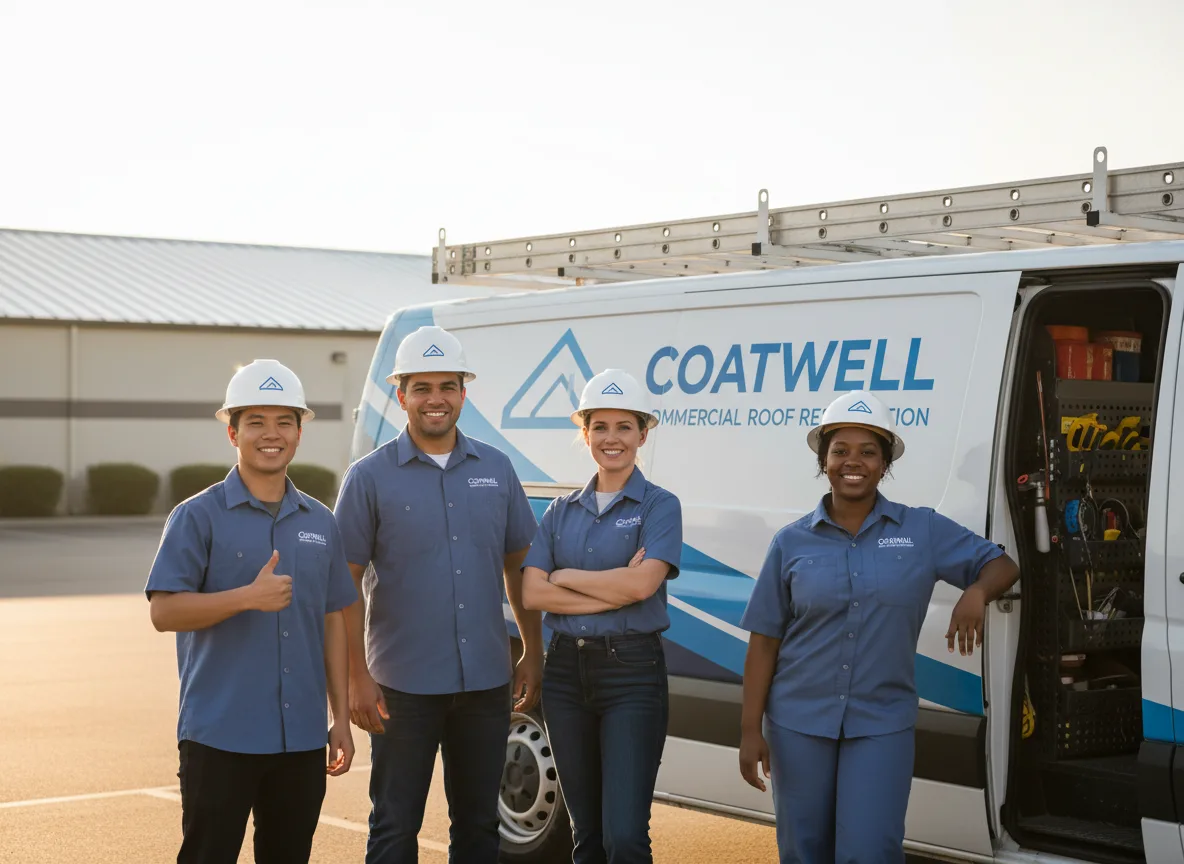 Commercial roof coating company in Burghill, OH